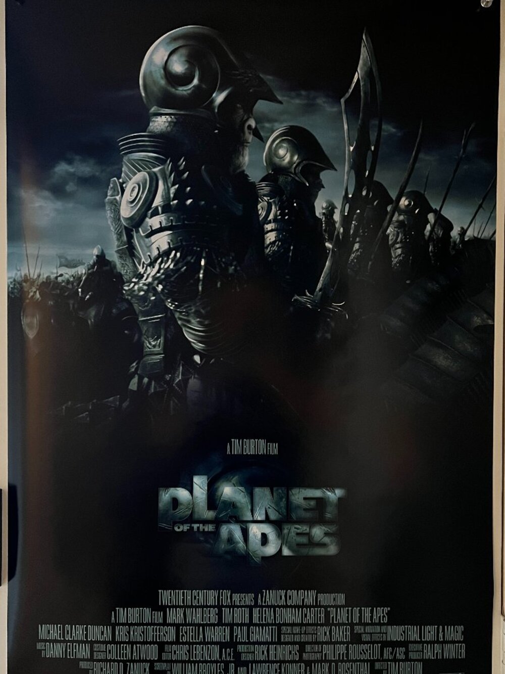 PLANET OF THE APES (2001) - ORIGINAL DOUBLE SIDED MOVIE POSTER